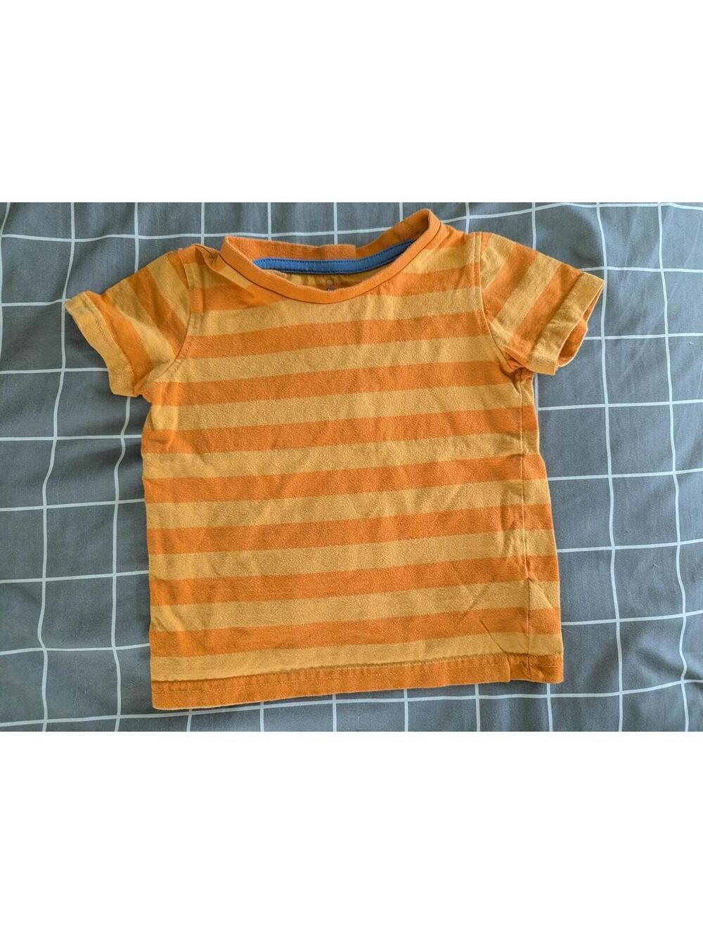 Mothercare striped orange tee